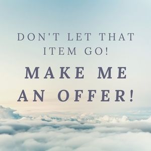 Make me an offer!
